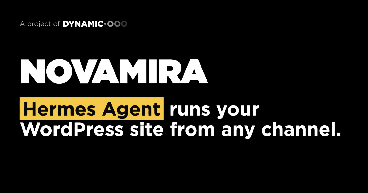 Hermes Agent conectado a WordPress con Novamira CLI